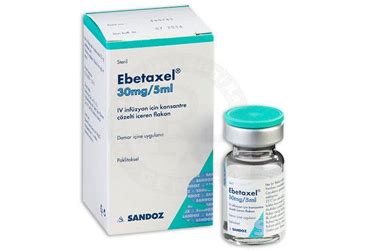 Абітаксел (Ebetaxel) 30 мг/5 мл — протипухлинний лікарський засіб Абітаксел (Ebetaxel) 30мг/5мл